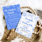 シーシェルと結婚ズベルのバチェロレッテ週末 招待状