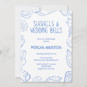 シーシェルと結婚ズベルブライダルシャワー 招待状 (正面)
