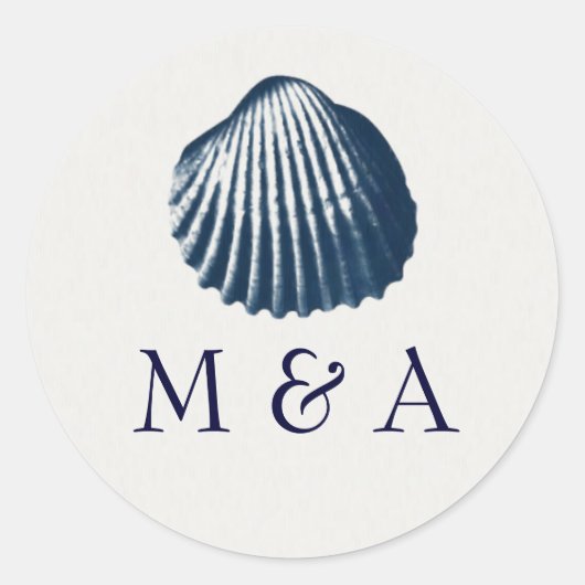 シーシェルのシール ラウンドシール (正面)