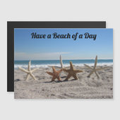 シーシェルのビーチ – 磁気カード (正面/裏面)