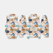 シーシェルの下パターン（の模様が）ある フェイバーボックス (折り畳みなし)