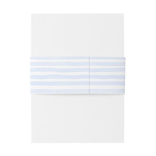 シーシェルの青い波状縁どビーチ結婚式 招待状ベリーバンド (裏面例)