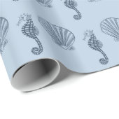 シーシェルアンドシーホース誕生日 ラッピングペーパー (ロールコーナー)