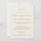 シーシェルアートビーチ結婚式招待状 招待状 (裏面)