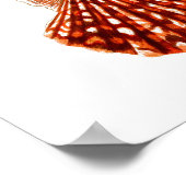 シーシェルアートプリントno.9ビーチホームデコール ポスター (角)