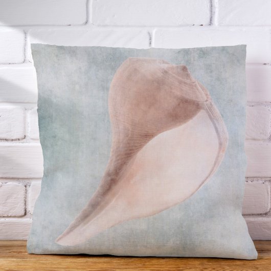 シーシェルインクリームとコースタルブルーパステル クッション