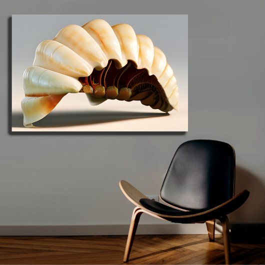 シーシェルウォールアートエステティック海デコール メタルプリント