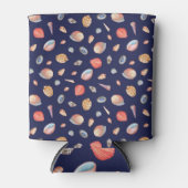 シーシェルエレガンス：サマーブルーパターン。 缶クーラー (正面)