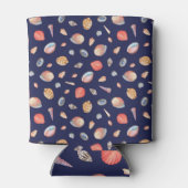 シーシェルエレガンス:サマーブルーパターン。 缶クーラー (裏面)