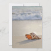 シーシェルオンザビーチ結婚式招待状 招待状 (裏面)