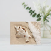 シーシェルオンビーチ | Grand Turk カリブの Island ポストカード (スタンド正面)