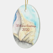 シーシェルオーナメント セラミックオーナメント (左)