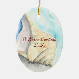 シーシェルオーナメント セラミックオーナメント