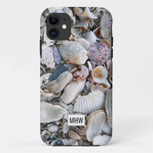 シーシェルカスタムモノグラム電話ケース Case-Mate iPhoneケース (裏面)
