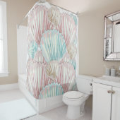 シーシェルカラフルクラスター シャワーカーテン (インサイチュ)