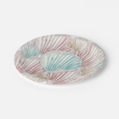 シーシェルカラフルクラスター ペーパープレート (アングル)