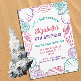 シーシェルガールズバースデー 招待状