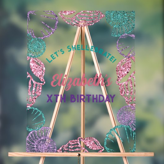 シーシェルガールズ誕生日 アクリルサイン (ニュートラル)