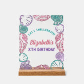 シーシェルガールズ誕生日 アクリルサイン (正面)