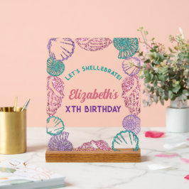 シーシェルガールズ誕生日 アクリルサイン