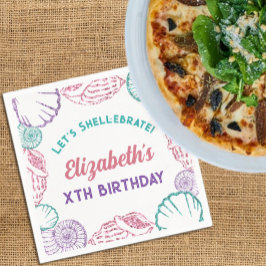 シーシェルガールズ誕生日 スタンダードカクテルナプキン