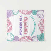 シーシェルガールズ誕生日 タペストリー (正面(横))