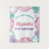 シーシェルガールズ誕生日 タペストリー (正面)