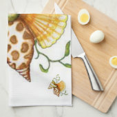 シーシェルキッチンハンドタオル キッチンタオル (四つ折り)