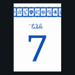 シーシェルグリッドビーチ結婚式ブルーホワイトカスタム テーブルナンバー<br><div class="desc">可愛いテーブルナンバーカードでおもしろい結婚に最適！手作りアート！の、海結婚辺のブライダルシャワー、バチェロレッテ、婚約パーティ、誕生日に最適。完全にカスタマイズ可能上クリックの「パーソナライズ」で文字を編集。「クリックデザインツールを使用して編集」を使用してフォント、色、配置を調整し、好みの背面デザインを削除もしする。私の店のデザイン違うや色もチェックする。インディペンデント・アーティストを応援してくれてありがとう！すべての作品とデザインは私によって作られる。私は絵を描くのが大好絵を描き!私と感謝していのショッピングと私の創造性をサポート！:)私の店にもっと色やデザインをチェック。プロフィもしールの下にカスタムクリック「メッセージ」を置いてtouchを！</div>