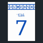 シーシェルグリッドビーチ結婚式ブルーホワイトカスタム テーブルナンバー<br><div class="desc">可愛いテーブルナンバーカードでおもしろい結婚に最適！手作りアート！の、海結婚辺のブライダルシャワー、バチェロレッテ、婚約パーティ、誕生日に最適。完全にカスタマイズ可能上クリックの「パーソナライズ」で文字を編集。「クリックデザインツールを使用して編集」を使用してフォント、色、配置を調整し、好みの背面デザインを削除もしする。私の店のデザイン違うや色もチェックする。インディペンデント・アーティストを応援してくれてありがとう！すべての作品とデザインは私によって作られる。私は絵を描くのが大好絵を描き!私と感謝していのショッピングと私の創造性をサポート！:)私の店にもっと色やデザインをチェック。プロフィもしールの下にカスタムクリック「メッセージ」を置いてtouchを！</div>