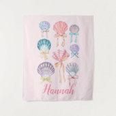 シーシェルコケットパーティーバナータペストリー タペストリー (正面)