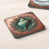 シーシェルコッパー&パティーナビーチハウス コースター (左側)