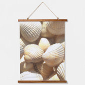 シーシェルコレクションビーチライフ写真 吊り下げ型タペストリー (正面)