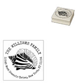 シーシェルコースタルクリエイティブオアズ差出人住所 ラバースタンプ (押印)