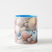 シーシェルコーヒーマグ ツートーンマグカップ (中央)