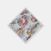 シーシェルコーラルペーパーナプキン スタンダードカクテルナプキン (角)