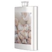 シーシェルサマービーチエキゾチック熱帯ロマンチック フラスク (左)