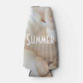 シーシェルサマービーチエキゾチック熱帯ロマンチック ボトルクーラー (正面)