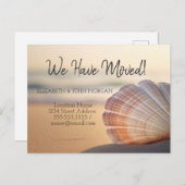 シーシェルサンセットビーチ移動告知 案内ポストカード (正面/裏面)