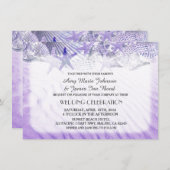 シーシェルサンドビーチ結婚式招待状シーシェル1 招待状 (正面/裏面)