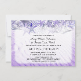 シーシェルサンドビーチ結婚式招待状シーシェル1 招待状