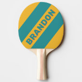 シーシェルサンライズはっきりしたストライプの名前 卓球ラケット (裏面)