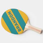 シーシェルサンライズはっきりしたストライプの名前 卓球ラケット (横)