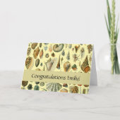 シーシェルシェルモルルスククラムエレガントクラシックアート カード (正面)