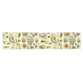 シーシェルシェルモルルスククラムエレガントクラシックアート ショートテーブルランナー (横)