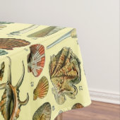 シーシェルシェルモルルスククラムエレガントクラシックアート テーブルクロス (インサイチュ)