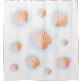 シーシェルシャワーカーテン シャワーカーテン