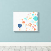 シーシェルショア キャンバスプリント (インサイチュ (ウッドフロア))