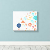 シーシェルショア キャンバスプリント (インサイチュ (ウッドフロア))