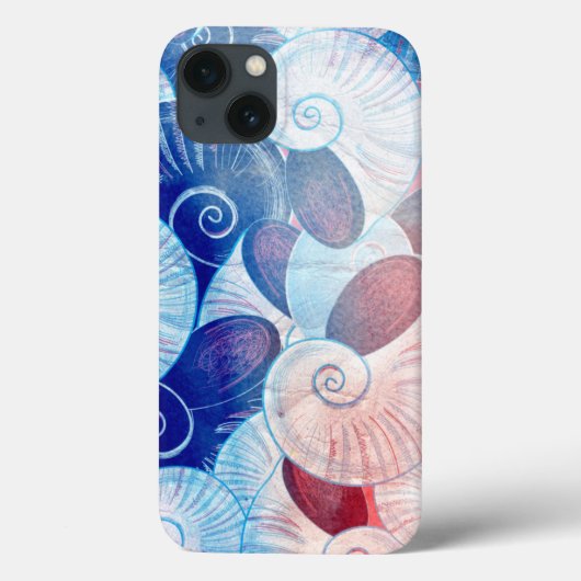 シーシェルシーンパターン Case-Mate iPhoneケース (裏面)